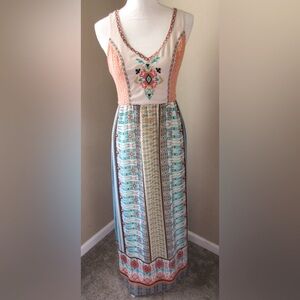 Flying Tomato Women’s Boho Tribal Dress, Multicolored, Size S, NWOT, No Flaws